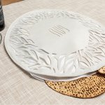 כיסוי מצה בצבע שמנת